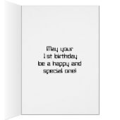 Informatique numérique amusante Thème 1er annivers (Intérieur (Droit))