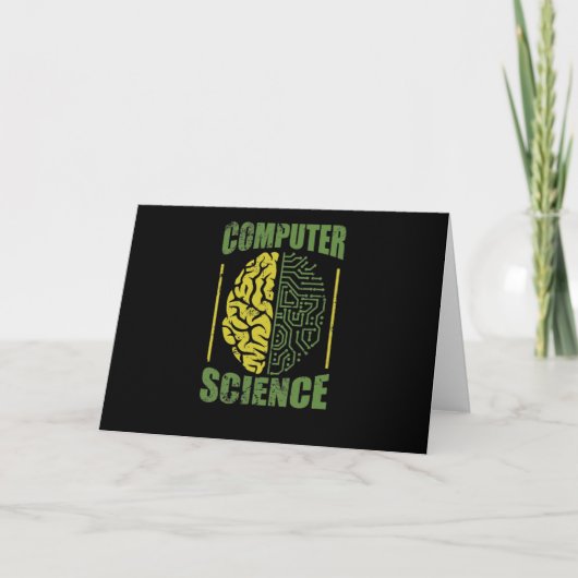Informatisersoftware voor computerwetenschap kaart (Voorkant)