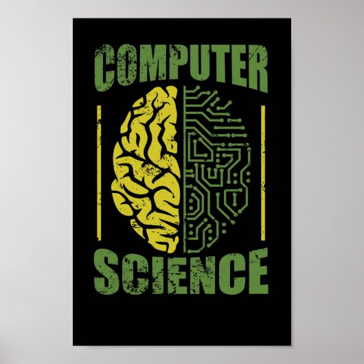 Informatisersoftware voor computerwetenschap poster (Voorkant)
