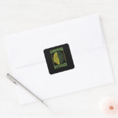 Informatisersoftware voor computerwetenschap vierkante sticker (Envelop)