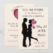 Informeel casual uniek en origineel kaart (Voorkant / Achterkant)