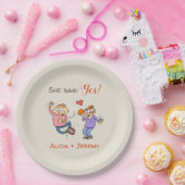 Informele begrafenis: ja, partij papieren bordje (Feest)