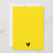 Informele bruiloft Moderne Typografie Zonneschijn  Kaart (Achterkant)