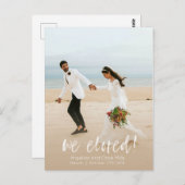 Informele Elopement Aankondiging Kaarten (Voorkant / Achterkant)