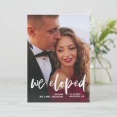 Informele Script | Aankondiging van twee foto's el (Staand voorkant)