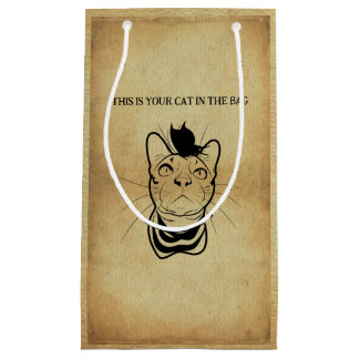 Infos Art Drôle Chat Dans Le Sac Personnalisé