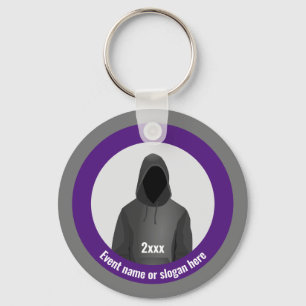 Infosec en Cyber Crime Theme - Event of Slogan on Sleutelhanger