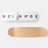 Infowars.com "Wake_Up" stencil ontwerp Skateboard (Horizontaal)