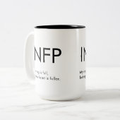 INFP Hart is voller Mok Gift (Voorkant links)
