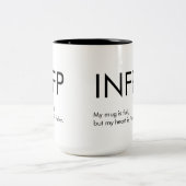 INFP Heart est plus complet Mug Gift (Centre)