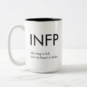 INFP Heart est plus complet Mug Gift (Gauche)