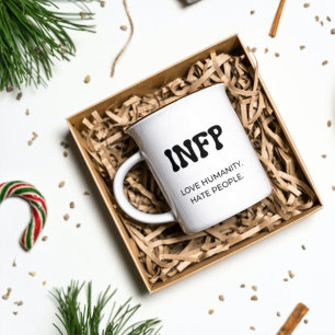 INFP MBTI Funny Mug met de Zwarte Koffie van de Te Koffiemok