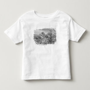 Infrarood foto aan de oostkant van Yosemite Nation Kinder Shirts