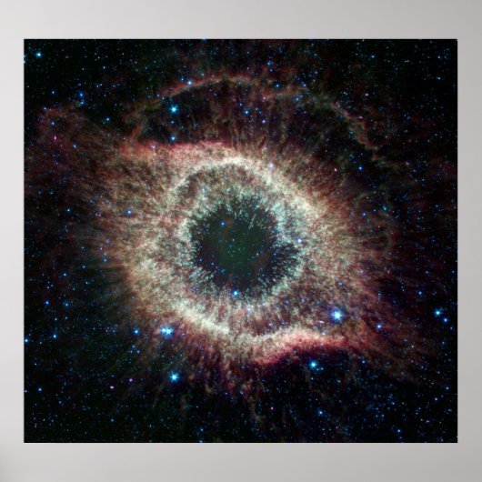 Infrarood Helix Nebula Poster (Voorkant)