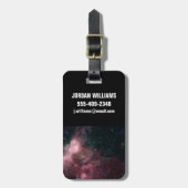 Infrarood Uitzicht dat de geboorte en dood van ste Bagagelabel (Voorkant verticaal)