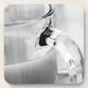 Infrarood, zwart en wit, beker, glas, koffie, bier onderzetter