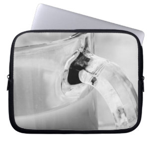 Infrarood, zwart en wit, beker, glas, koffie, laptop sleeve