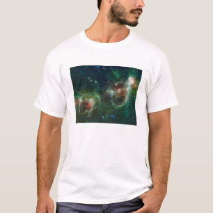 Infraroodmozaïek van de nebulae van Heart en Soul T-shirt