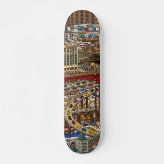 INFRASTRUCTUUR SKATEBOARD (Voorkant)