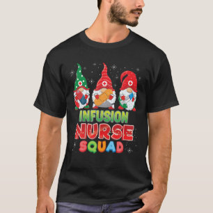 Infusieseplein voor kerst op zures t-shirt