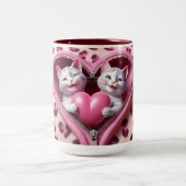 Infusion d'amour : Mug de café de la Saint Valenti (Centre)