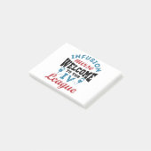 Infusion Nurse Welcome to the I.V. League Post-it® Notes (Schuin)