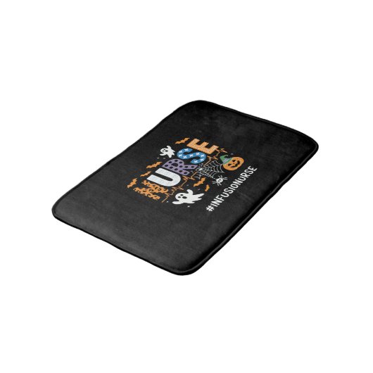 Infuusverpleegkundige stethoscoop Halloween Essen Badmat (Gekanteld)