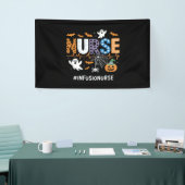 Infuusverpleegkundige stethoscoop Halloween Essen Spandoek (Beurs)