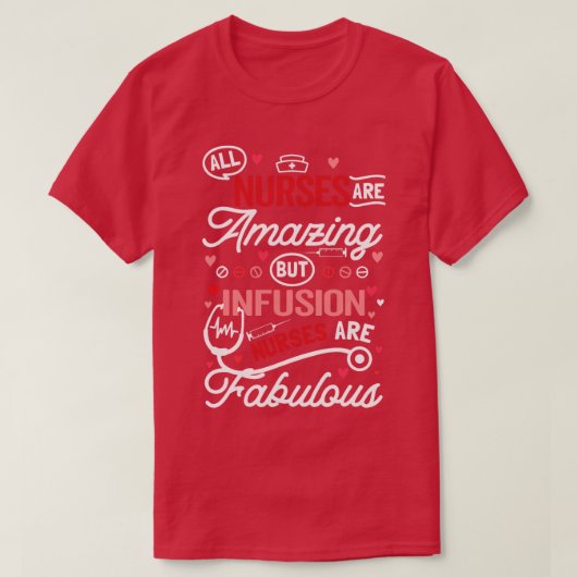 Infuusverpleegkundige  t-shirt (Design voorkant)