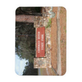 Ingang bord van Crooked River Georgia State Park Magneet (Verticaal)