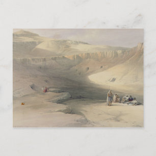 Ingang in de vallei van de Koningen Briefkaart