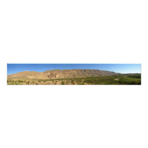 Ingang naar Boquillas Canyon, Texas Foto Afdruk