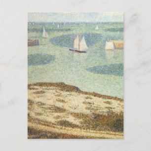 Ingang naar Harbour door Georges Seurat,  kunst Briefkaart