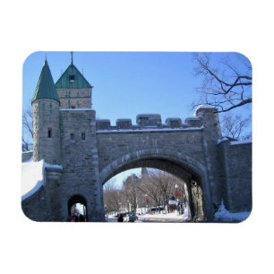 Ingang naar Old Quebec City, Quebec, Canada Magneet