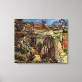 Ingang naar Quarry, Saint-Remy door Vincent van Go Canvas Afdruk (Voorkant)