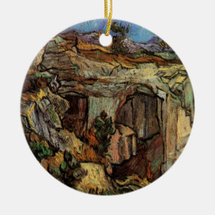 Ingang naar Quarry, Saint-Remy door Vincent van Go Keramisch Ornament