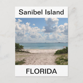 Ingang naar Sanibel Beach Briefkaart