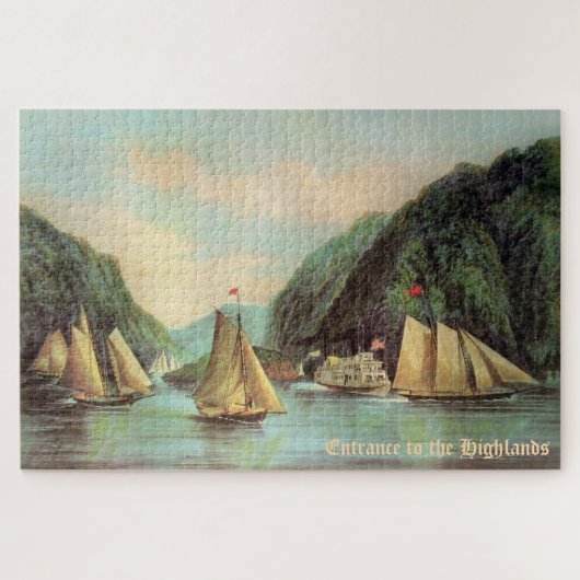 Ingang op de Grote Puzzle Hooglanden Legpuzzel (Horizontaal)