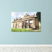 Ingang op de tabellen canvas afdruk (Insitu (Houten vloer))