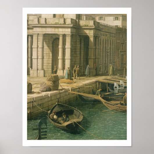 Ingang op het Grote Kanaal: Kijkend West, c.1738- Poster (Voorkant)