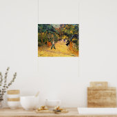 Ingang op het openbare park door Vincent van Gogh Poster (Keuken)