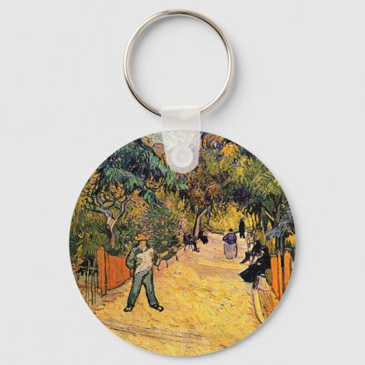 Ingang op het openbare park door Vincent van Gogh Sleutelhanger (Voorkant)