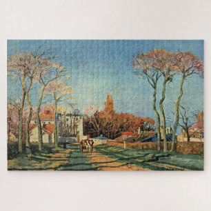 Ingang van het dorp Voisins, Yvelines 1872 Legpuzzel
