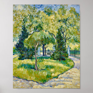 Ingang van het park in Arles van Gogh Poster