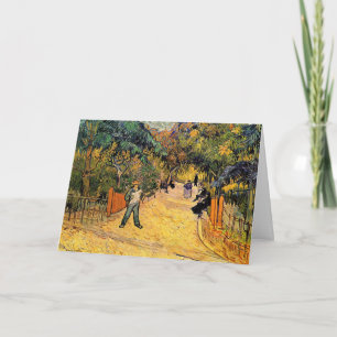 Ingang van het publieke park door Vincent van Gogh Kaart