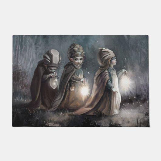 Ingang winterfeiguur deurmat (Voorkant)