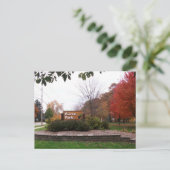 Ingangsteken, Pierce Park in de herfst, Appleton, Briefkaart (Staand voorkant)