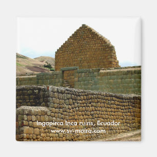 Ingapirca Inca ruins, Ecuador Magneet