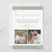 INGE Carte de Noël scandinave chaleureuse et confo (Dos)