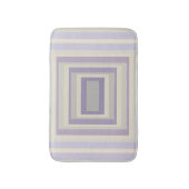 Ingebakken in krijt grijs lavendel geometrisch ont badmat (Voorkant Verticaal)